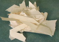 papier restjes